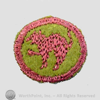WWI Army Patch : 81st Division Artillery Overseas Cap .