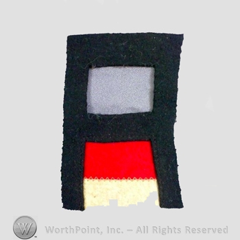 WWI Army Patch : First Army Artillery Patch with Name Tag.