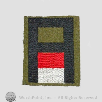 WWI Army Patch : First Army Artillery Patch.
