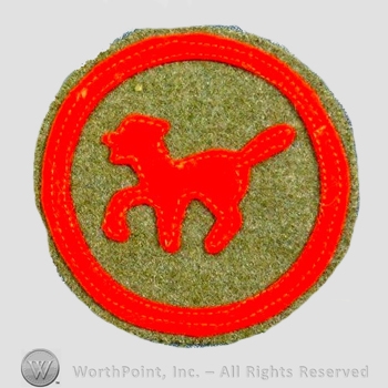 WWI Army Patch : 81st Division Artillery/Ammunition Train Patch.