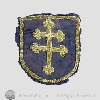 WWI Army Patch : 79th Division Silk and Bullion Patch.
