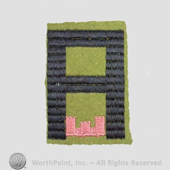WWI Army Patch : First Army Engineers Patch.