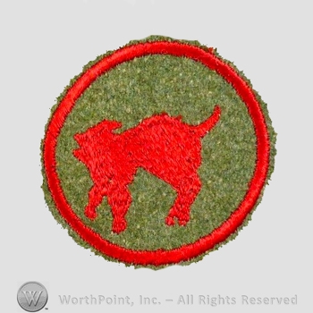 WWI Army Patch : 81st Division Artillery/Ammunition Train Patch.