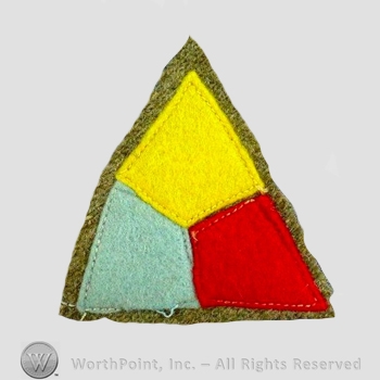 WWI Army Patch : Army Tank Corps Patch.