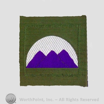 WWI Army Patch : 80th Division Liberty Loan Patch.