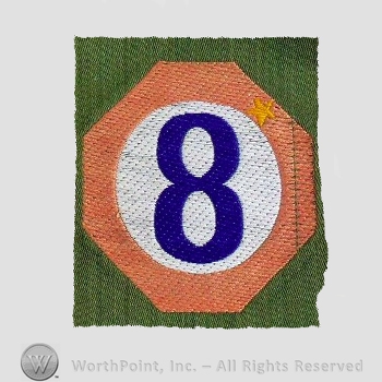 WWI Army Patch : 8th Division Liberty Loan Patch.