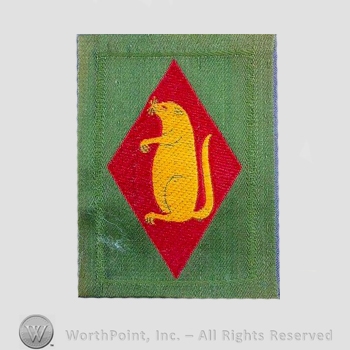 WWI Army Patch : 205th/206th Infantry Regiment Liberty Loan Patch.