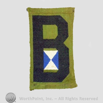 WWI Army Patch : Second Army 4th Corps Liberty Loan .