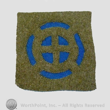WWI Army Patch : 35th Division Headquarters Patch.