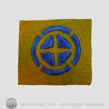 WWI Army Patch : 35th Division Headquarters Patch.