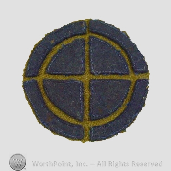 WWI Army Patch : 70th Infantry Brigade 35th Division Patch.