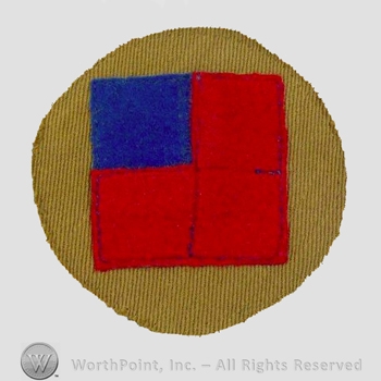 WWI Army Patch : 128th Field Artillery 35th Division Patch.