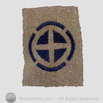 WWI Army Patch : 70th Infantry Brigade 35th Division Patch.