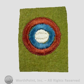 WWI Army Patch : Army Air Service Cockade Patch.