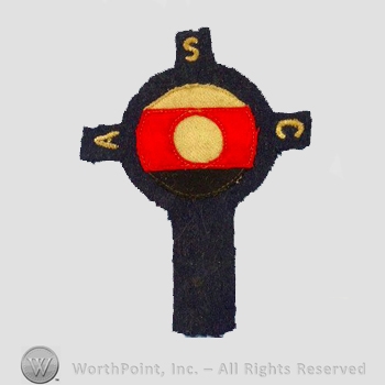 WWI Army Patch : Aerial Gunnery School Shoulder Patch.