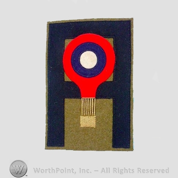 WWI Army Patch : 1st Army Balloon Corps Shoulder .