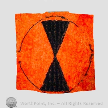 WWI Army Patch : Uncut 7th Division Patch.