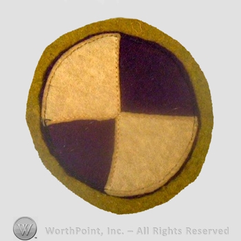 WWI Army Patch : 4th Corps Patch.