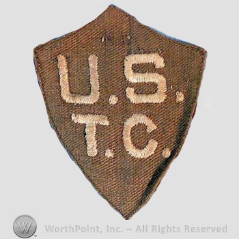 WWI Army Patch : U.S. Training Camp Khaki Patch.
