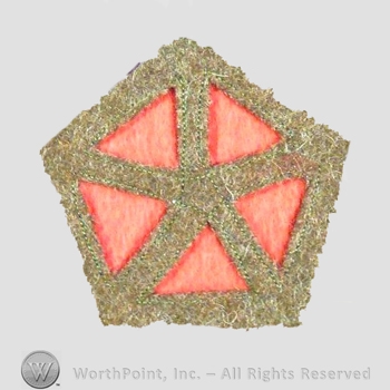 WWI Army Patch : V Corps Artillery Patch.