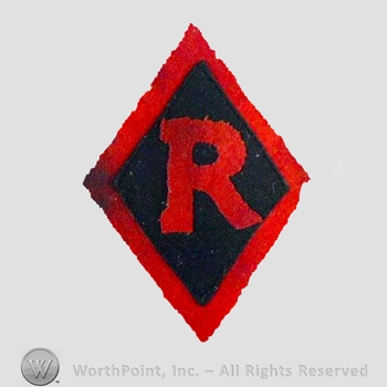 WWI Army Patch : Is-Sur-Tille Railhead Regulating Station Patch.