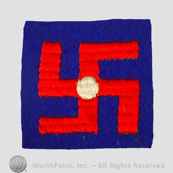 WWI Army Patch : 92nd Division 349th Field Artillery Patch.