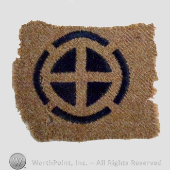 WWI Army Patch : 35th Division 70th Infantry Brigade Patch.