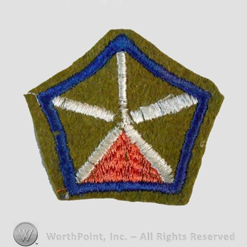 WWI Army Patch : 5th Corps Artillery Patch.