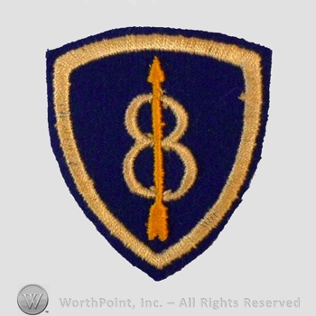 WWI Army Patch : 8th Division Patch.