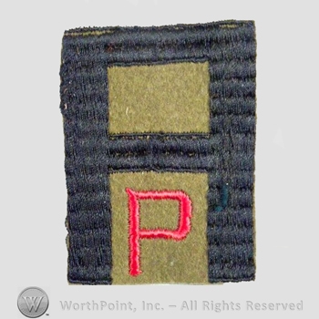 WWI Army Patch : 1st Army Pioneer Patch.