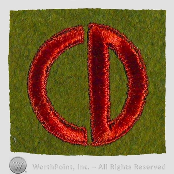 WWI Army Patch : 85th Infantry Division Patch.