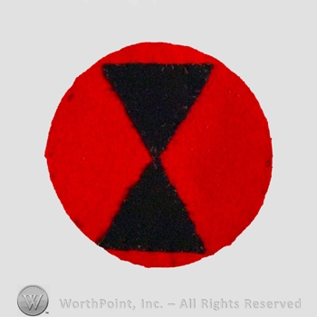 WWI Army Patch : 7th Infantry Division Patch.