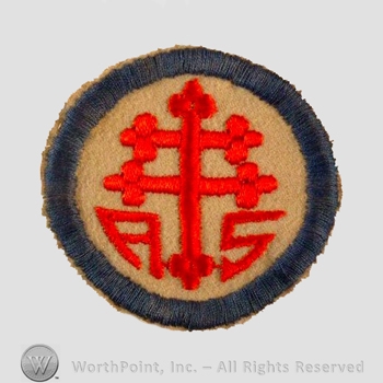 WWI Army Patch : Advance Sector Patch.