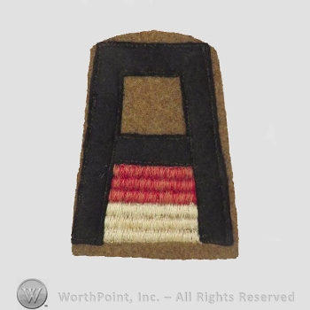 WWI Army Patch : First Army Artillery Patch.