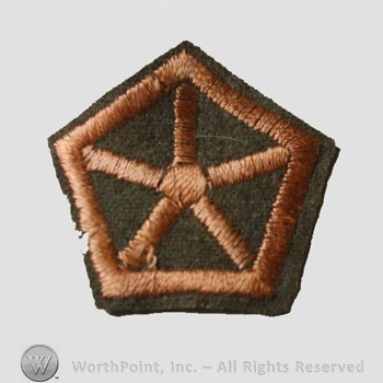 WWI Army Patch : 5th Corps Quartermaster Corps Patch.