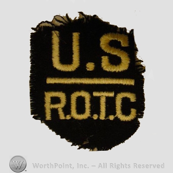 WWI Army Patch : ROTC(Reserve Officer Training Corps) Patch.