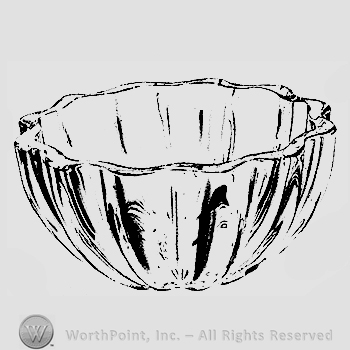 Glass pattern: 2570; bowl.