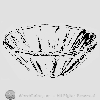 Glass pattern: 2570; bowl.