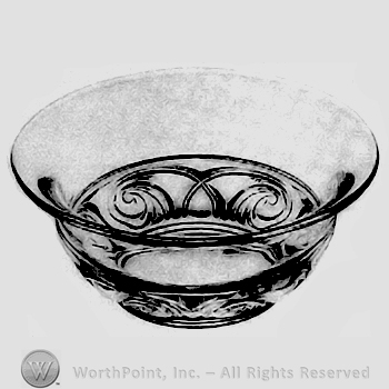 Glass pattern: 2535; bowl.