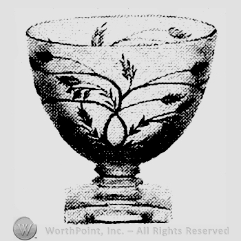 Glass pattern: Tapestry; sherbet.
