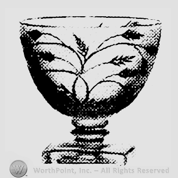 Glass pattern: Tapestry; goblet.