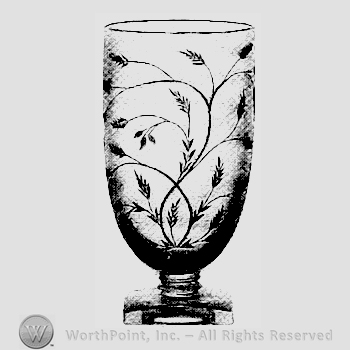 Glass pattern: Tapestry; tumbler.