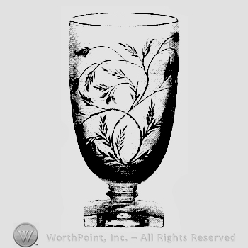 Glass pattern: Tapestry; tumbler.
