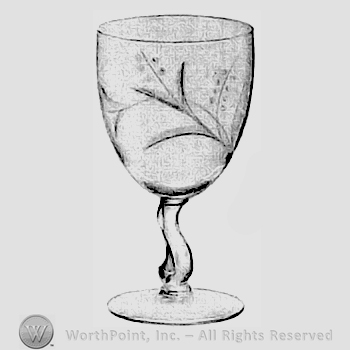 Glass pattern: Spring; goblet.
