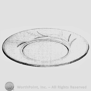 Glass pattern: Spring; plate.