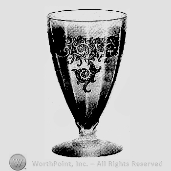 Glass pattern: Acanthus; tumbler.