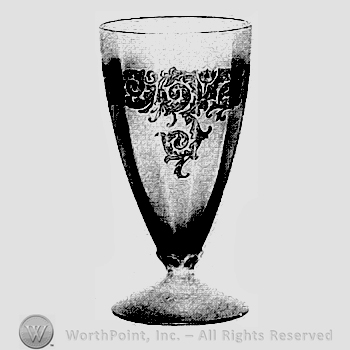 Glass pattern: Acanthus; tumbler.