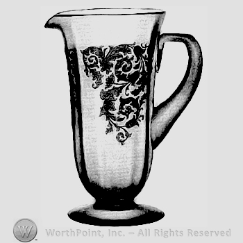 Glass pattern: Acanthus; jug.