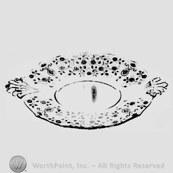 Glass pattern: Arcady; tray.