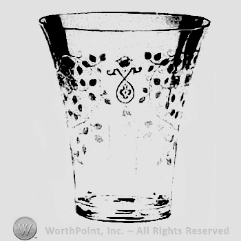 Glass pattern: Arcady; vase.